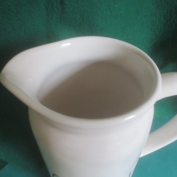 Brand New Rae Dunn "Cheers" 6.5 Cups Ceramic Pitcher from the Artisan Collection - Picture 3 of 10